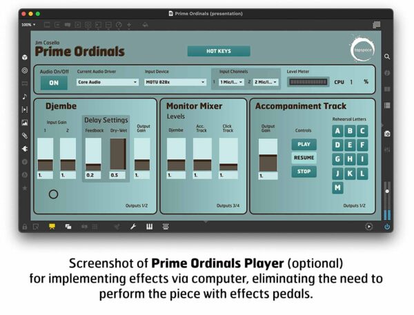 Prime Ordinals Software Player Screenshot Prime Ordinals Software Player Screenshot