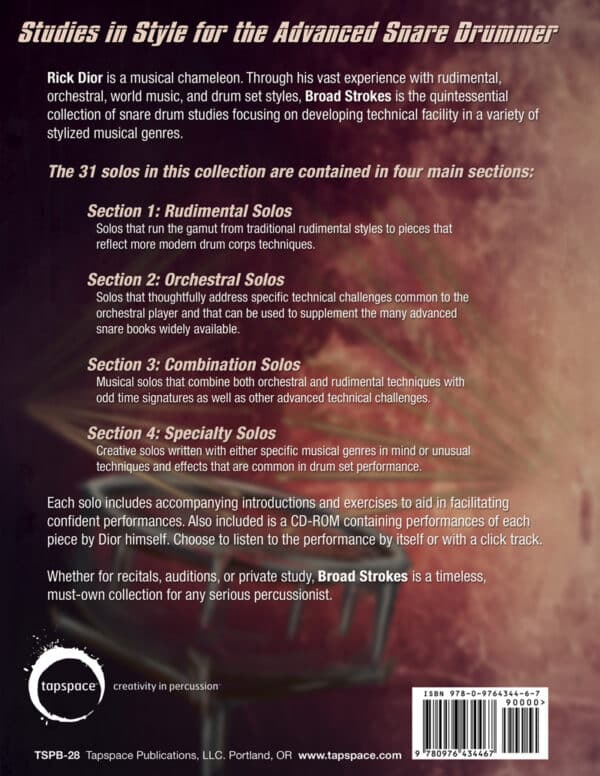 Broad Strokes - back cover Broad Strokes - back cover