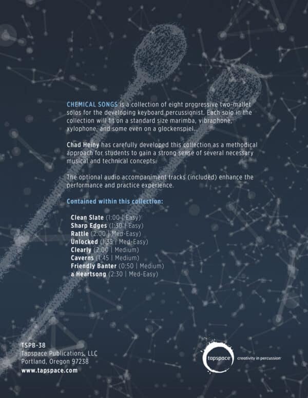 Chemical Songs - back cover Chemical Songs - back cover